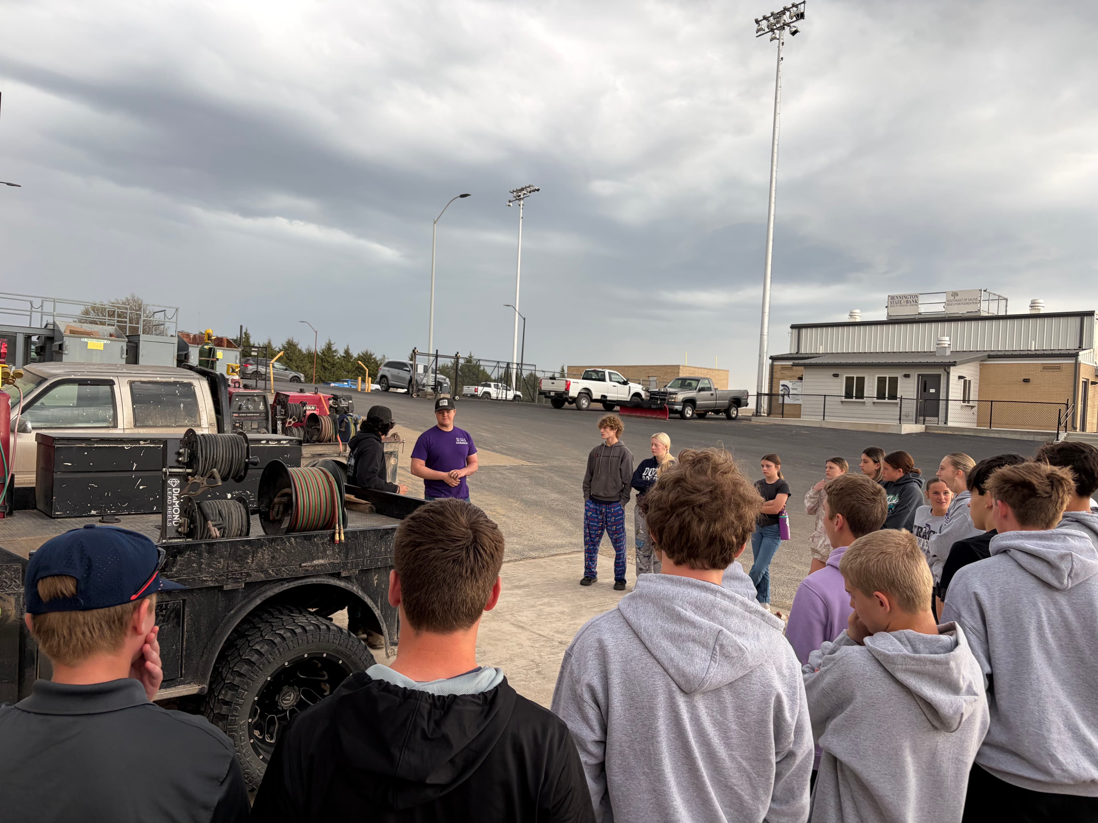 Project J & I welding Takes the Trade to Southeast of saline High School image