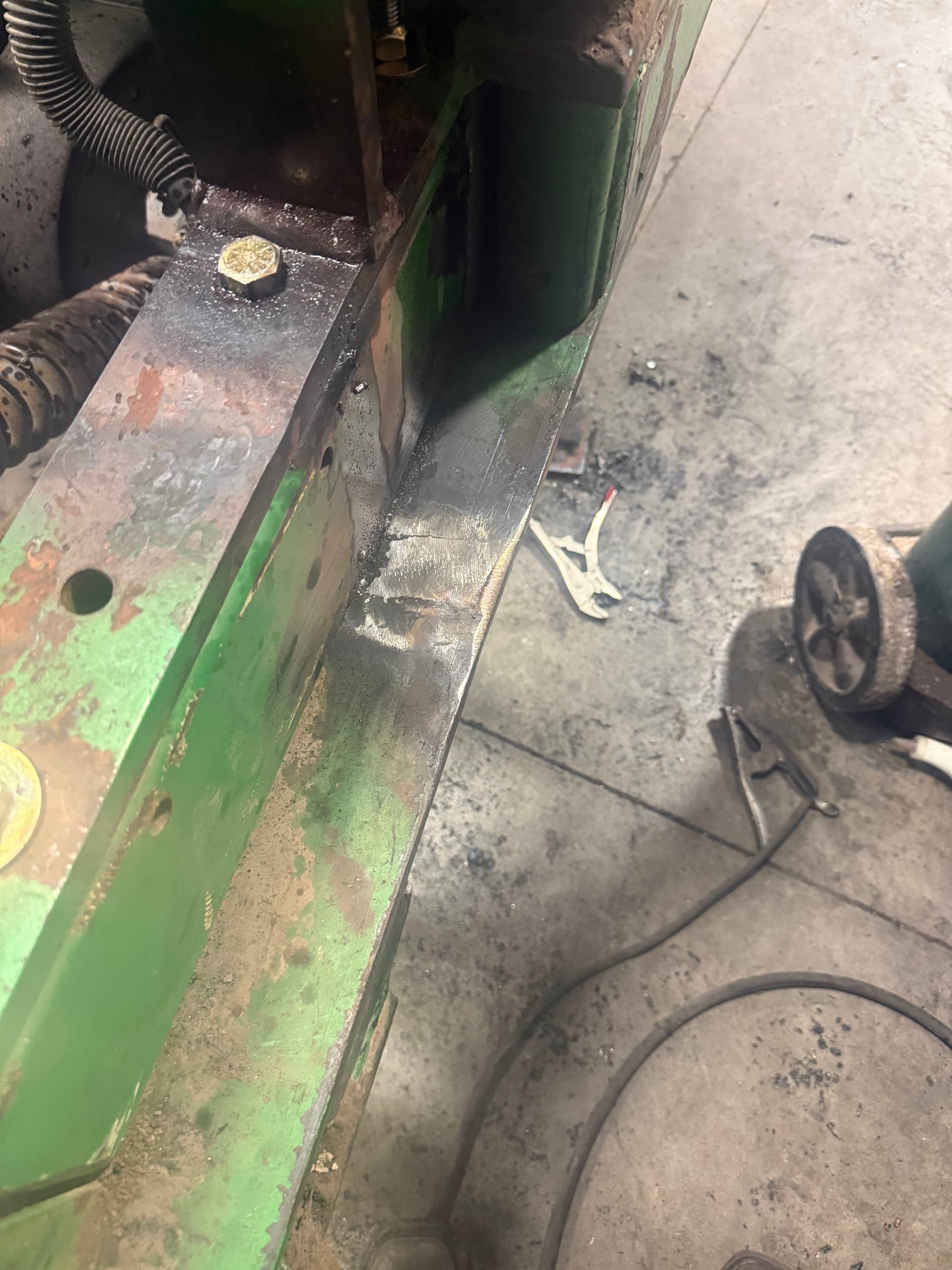 Gallery photos for Drill Tandem Hitch Repair and Reinforcement on a John Deere: Image #8