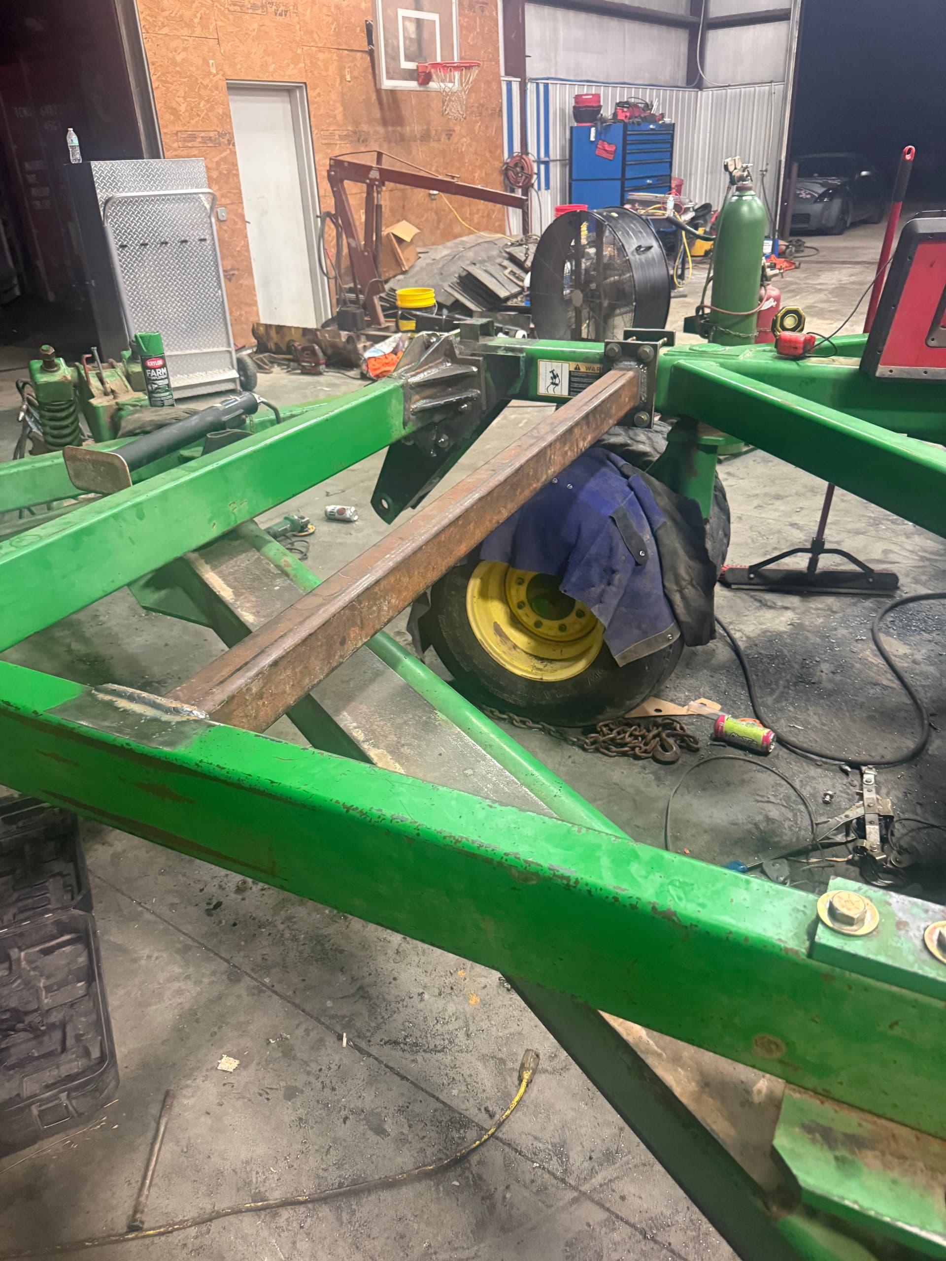 Gallery photos for Drill Tandem Hitch Repair and Reinforcement on a John Deere: Image #6