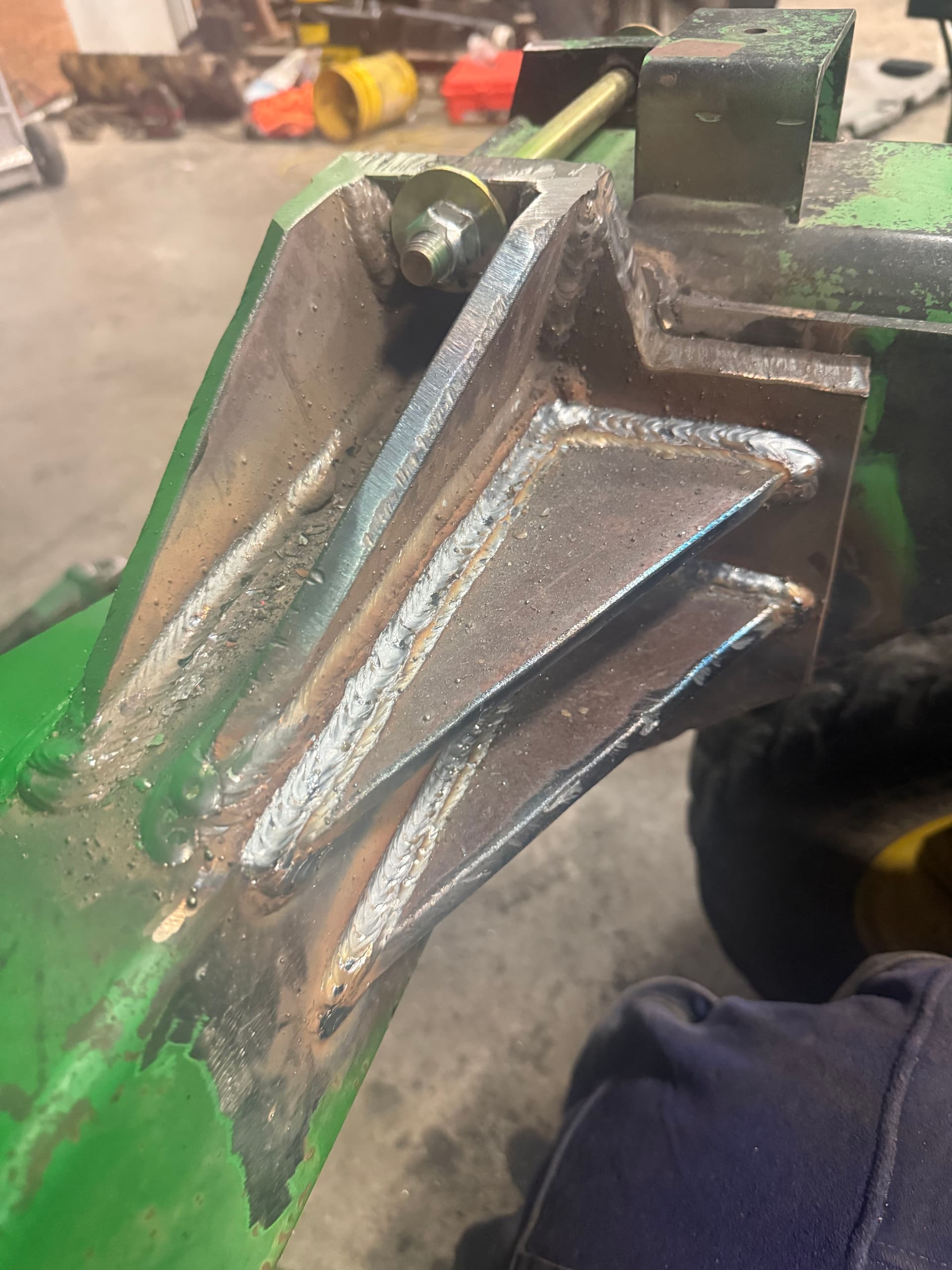 Gallery photos for Drill Tandem Hitch Repair and Reinforcement on a John Deere: Image #5