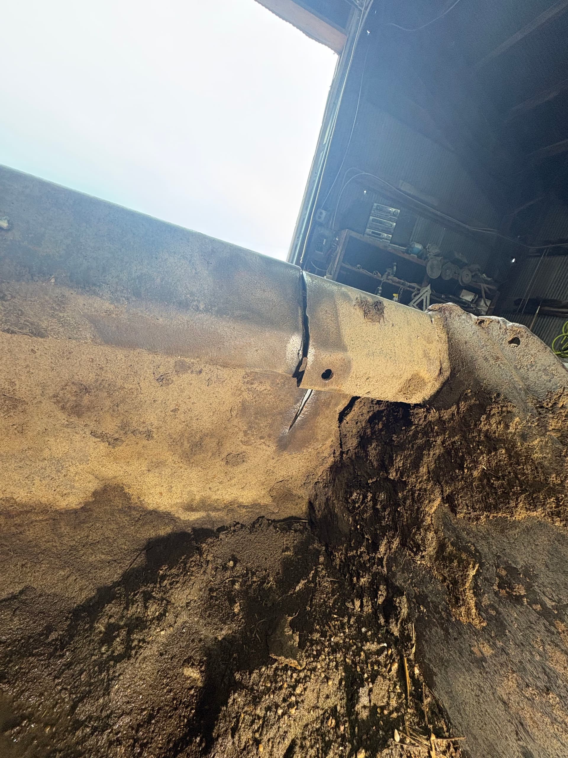 Gallery photos for Loader Bucket Crack Repair and Attachment Point Rebuild in Salina: Image #1