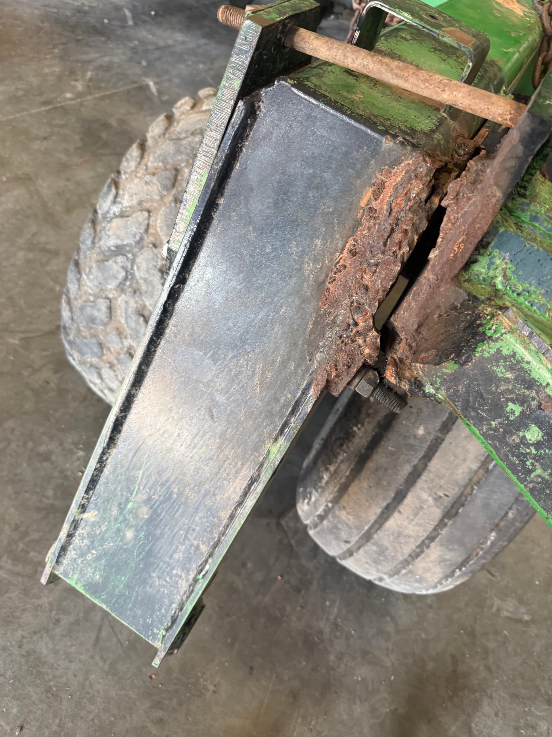 Gallery photos for Drill Tandem Hitch Repair and Reinforcement on a John Deere: Image #3