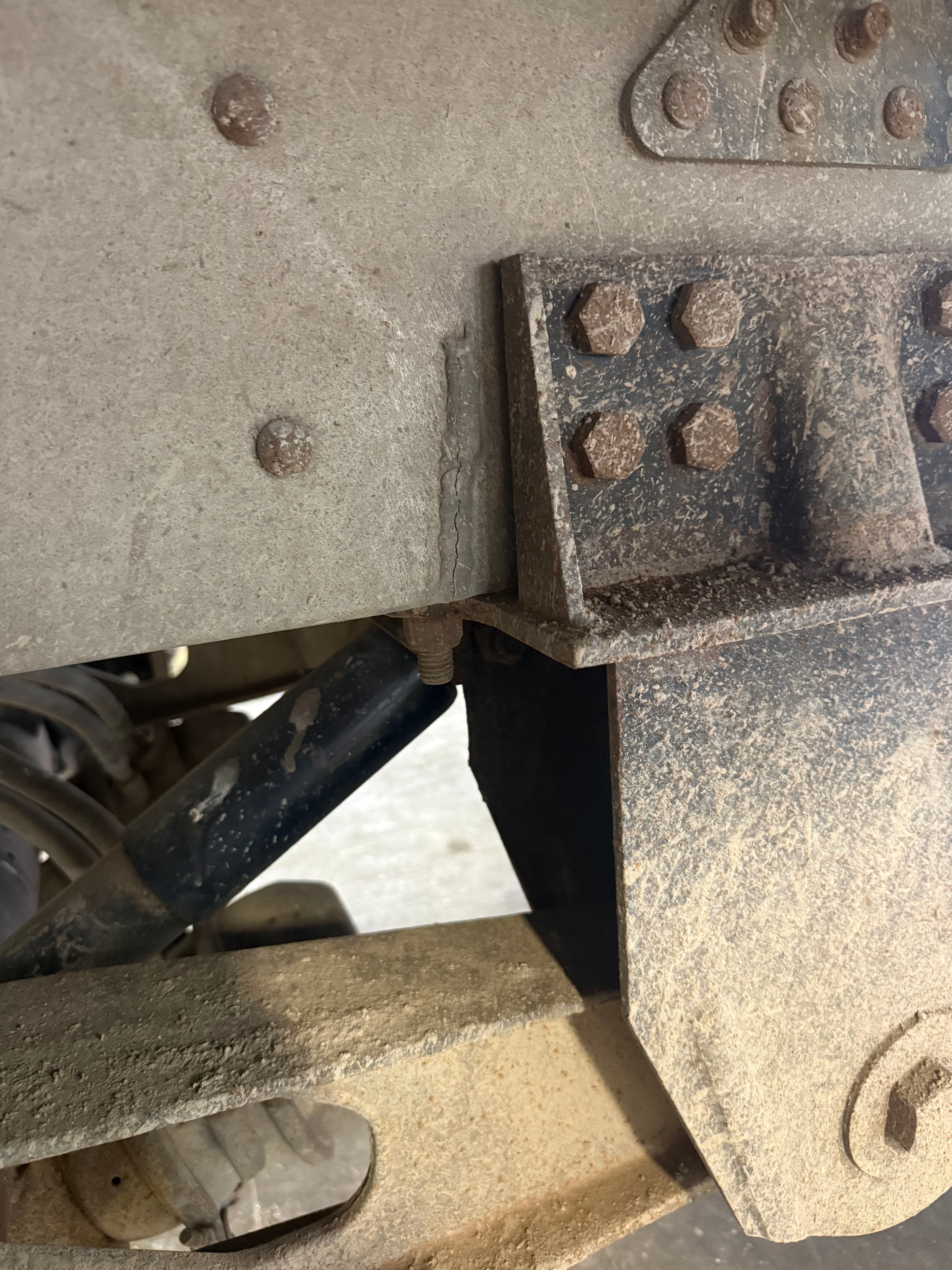 Project Grain Trailer Subframe Replacement With New Airbags and Shocks image