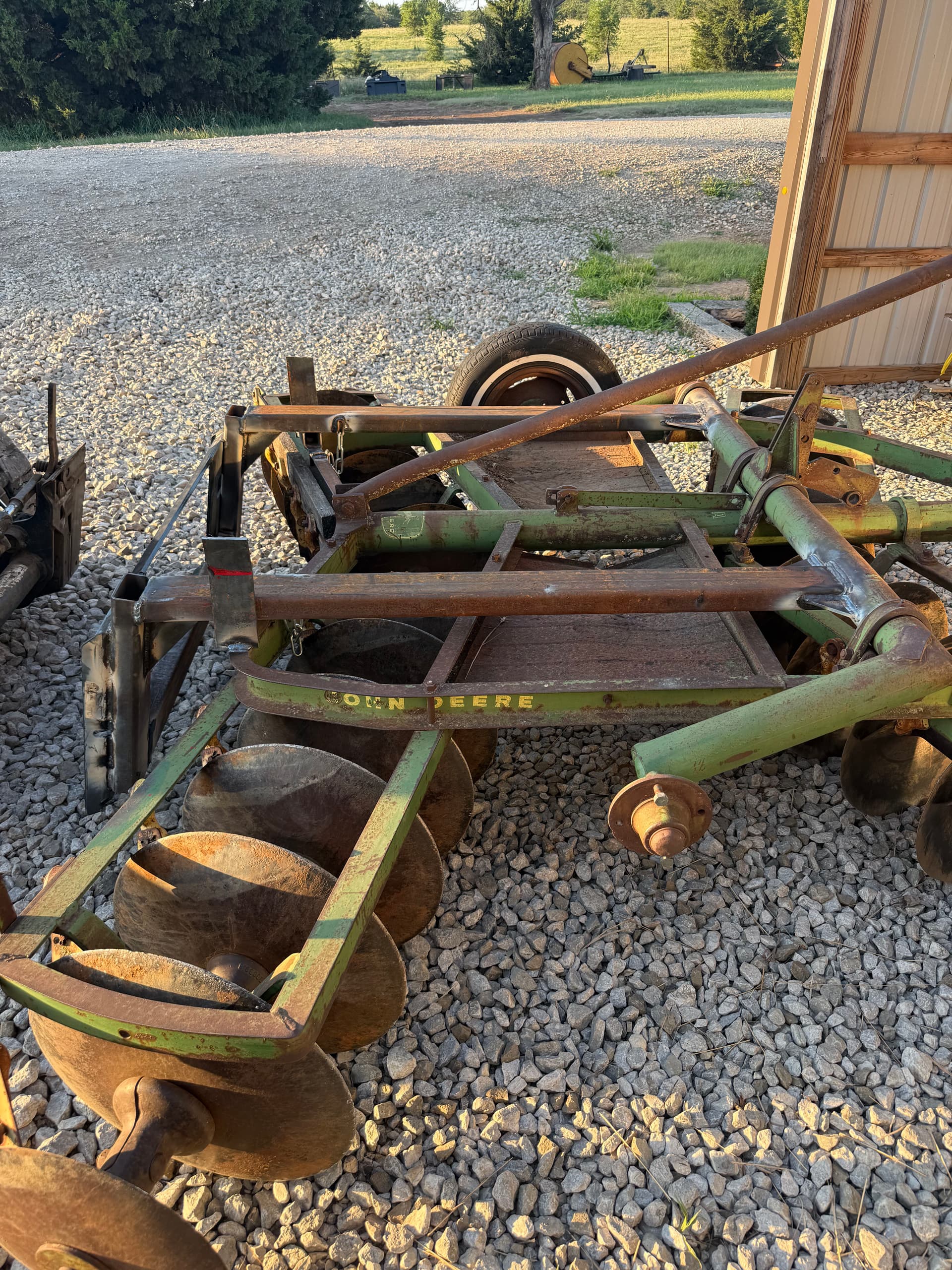 Gallery photos for Custom Skid Steer Plate Welded onto a John Deere Disc: Image #3